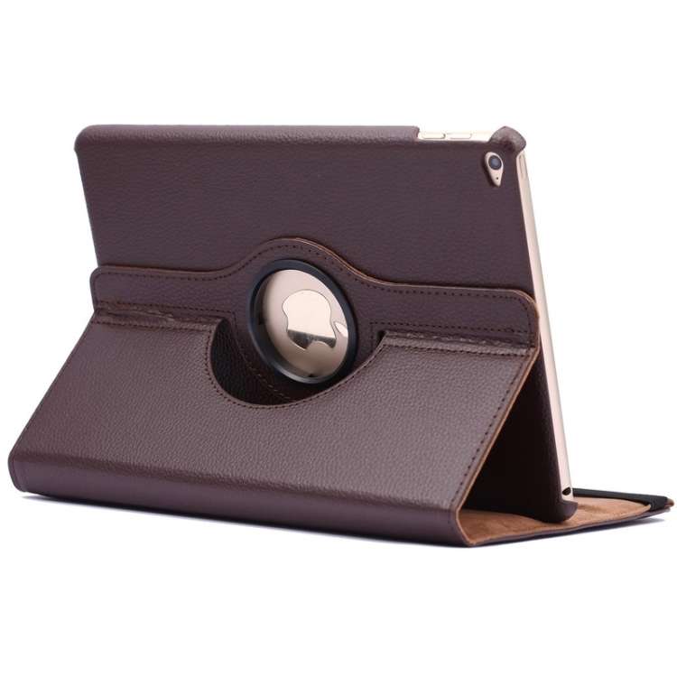 360 Degree Rotation Litchi Texture Flip Leather Case with 2 Gears Holder for iPad Air 2, For iPad...