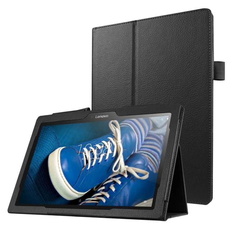 Litchi Texture Horizontal Flip Solid Color Leather Case with Holder for Lenovo TAB 2 A10-30 X30F ...