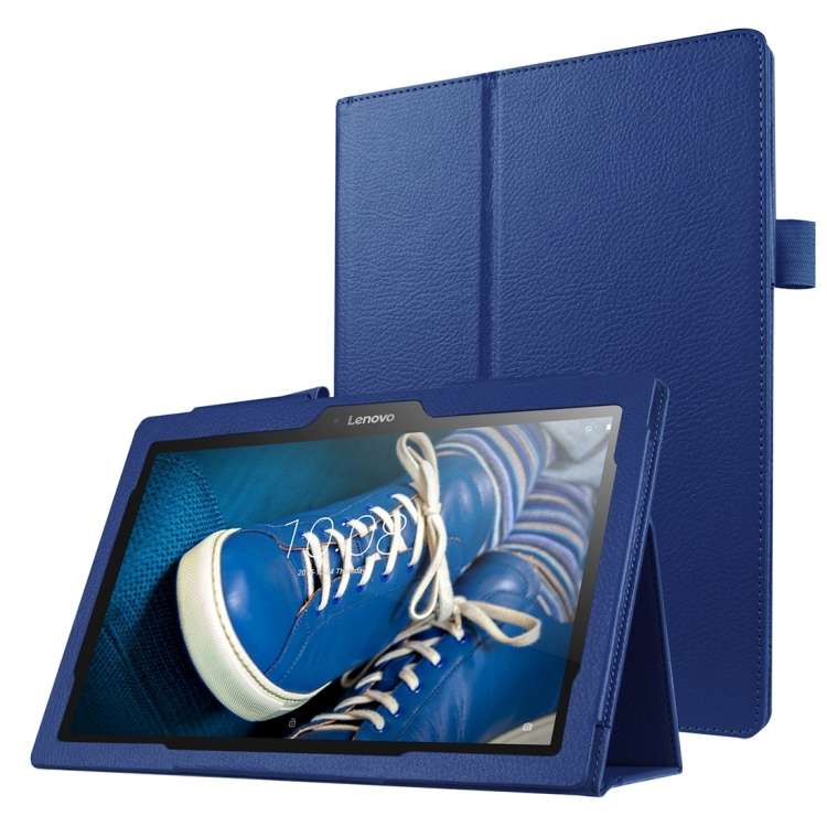 Litchi Texture Horizontal Flip Solid Color Leather Case with Holder for Lenovo TAB 2 A10-30 X30F ...