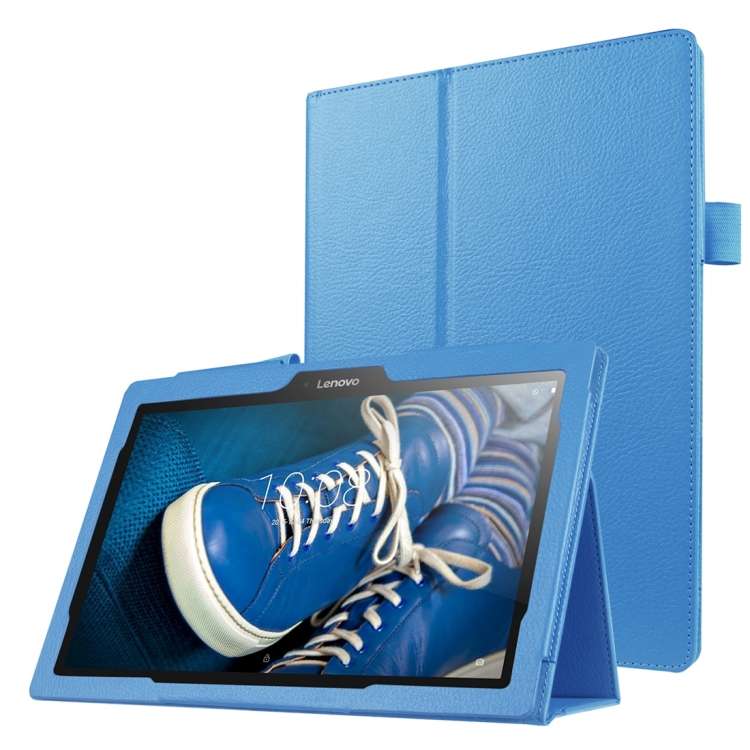 Litchi Texture Horizontal Flip Solid Color Leather Case with Holder for Lenovo TAB 2 A10-30 X30F ...