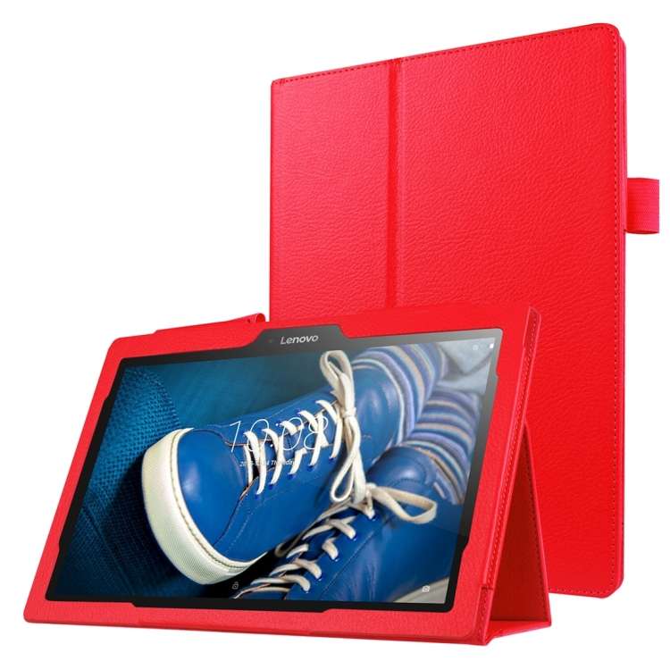 Litchi Texture Horizontal Flip Solid Color Leather Case with Holder for Lenovo TAB 2 A10-30 X30F ...