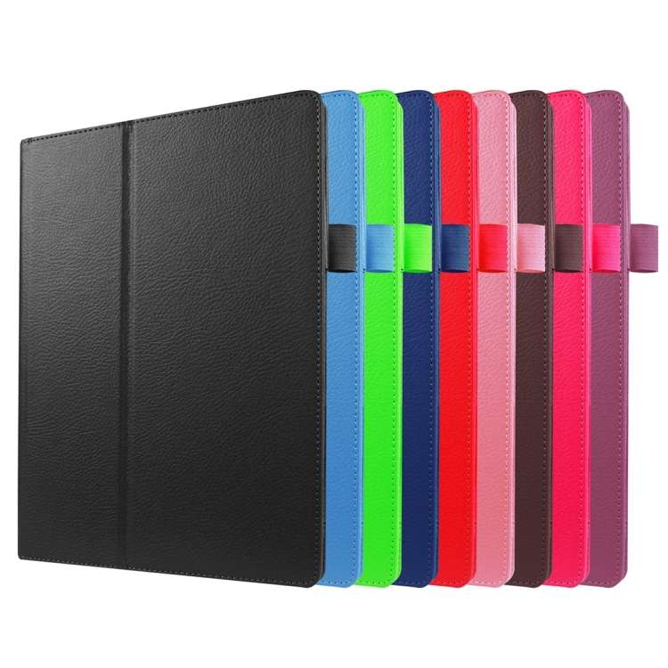 Litchi Texture Horizontal Flip Solid Color Leather Case with Holder for Lenovo TAB 2 A10-30 X30F ...