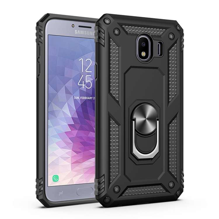 Sergeant Armor Shockproof TPU + PC Protective Case for Galaxy J4 2018, with 360 Degree Rotation H...