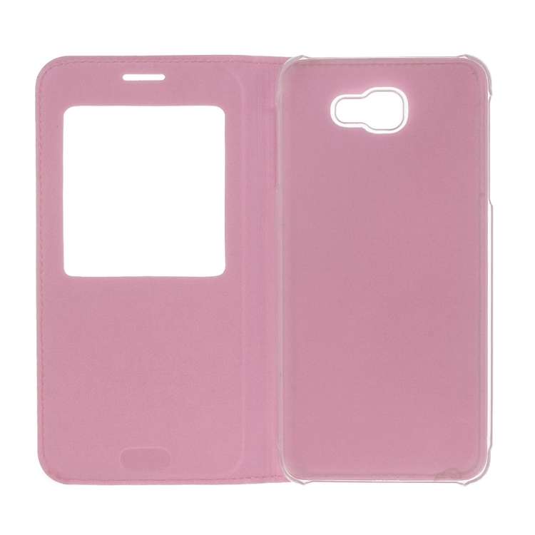 For Galaxy J5 (2017) (US Version) Litchi Texture Horizontal Flip Leather Case with Call Display ID