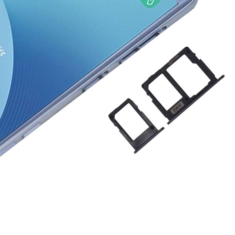 SIM Card Tray + Micro SD Card Tray for Galaxy J3 (2017) Single SIM / J330 &amp; J5 (2017) Single ...