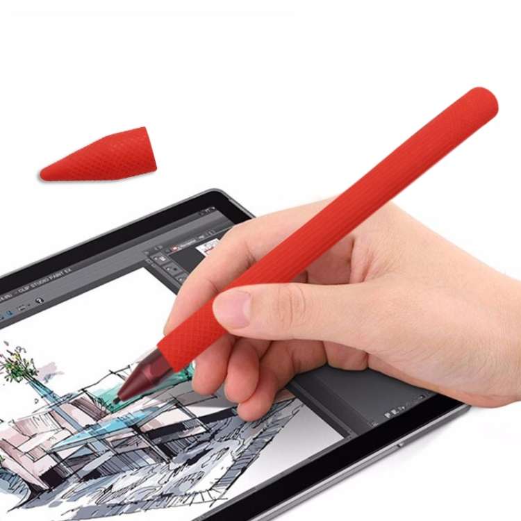 Stylus Pen Silica Gel Protective Case for Microsoft Surface Pro 5 / 6