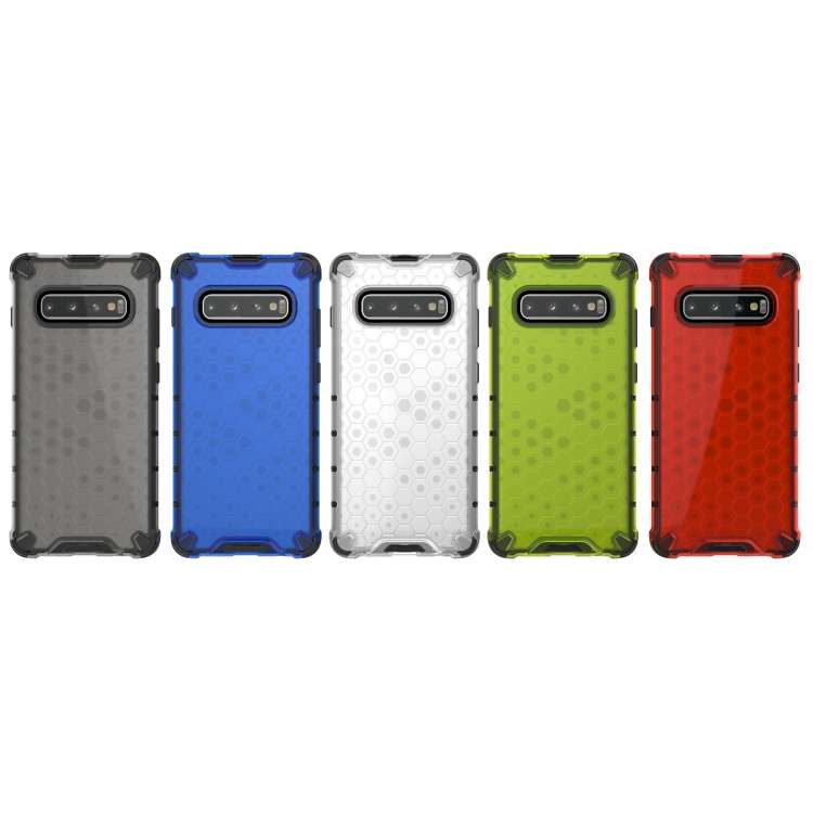Honeycomb Shockproof PC + TPU Case for Galaxy S10+, For Galaxy S10+