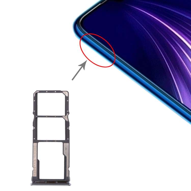 SIM Card Tray + SIM Card Tray + Micro SD Card Tray for Xiaomi Redmi Note 8, For Xiaomi Redmi Note...