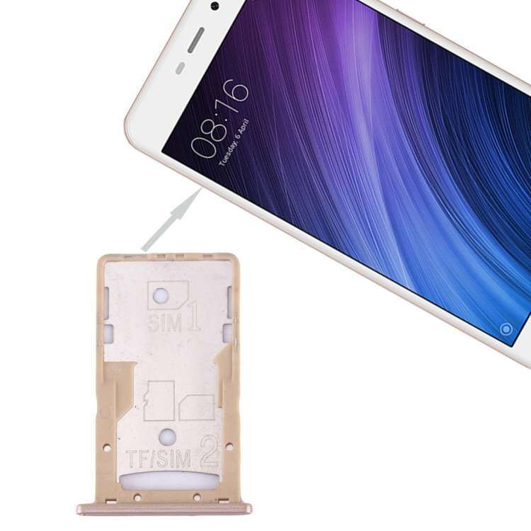 For Xiaomi Redmi 4A SIM &amp; SIM / TF Card Tray, For Redmi 4A, For Xiaomi Redmi 4A