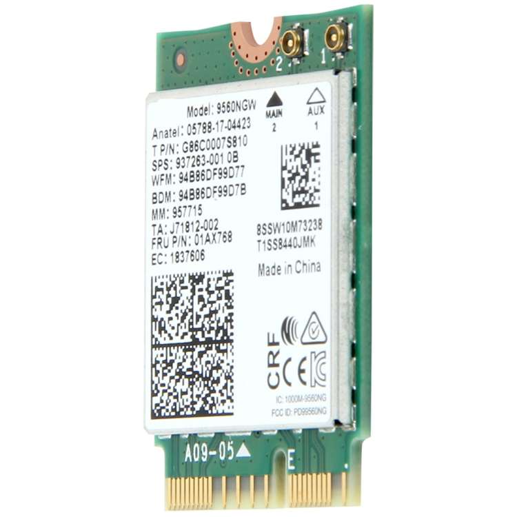 9560NGW Dual Band 1.73Gbps Wireless for Intel 9560ac NGFF Key E Wifi Card 8020.11ac Bluetooth 5.0...