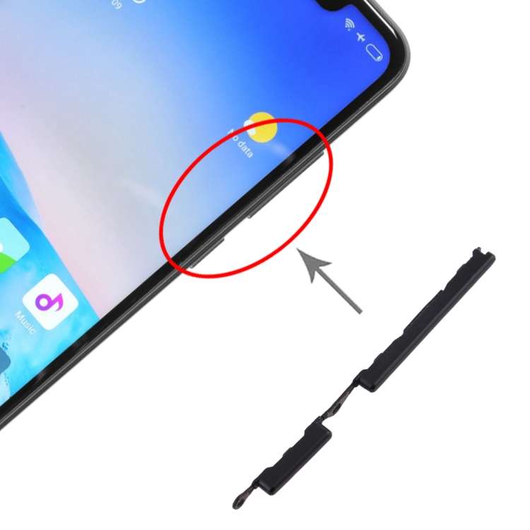 Side Keys for Xiaomi Redmi Note 6 Pro, For Redmi Note 6 Pro
