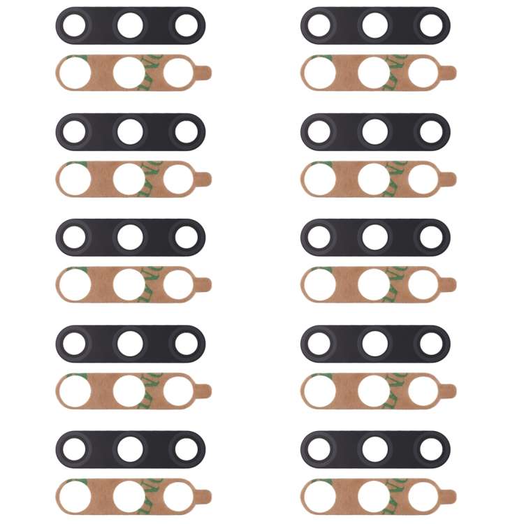 For Huawei P40 Lite E / Enjoy 10 10pcs Back Camera Lens