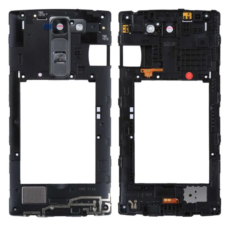 for LG C90 H500 Middle Frame Bezel with Speaker Ringer Buzzer &amp; Rear Camera Lens &amp; Home B...
