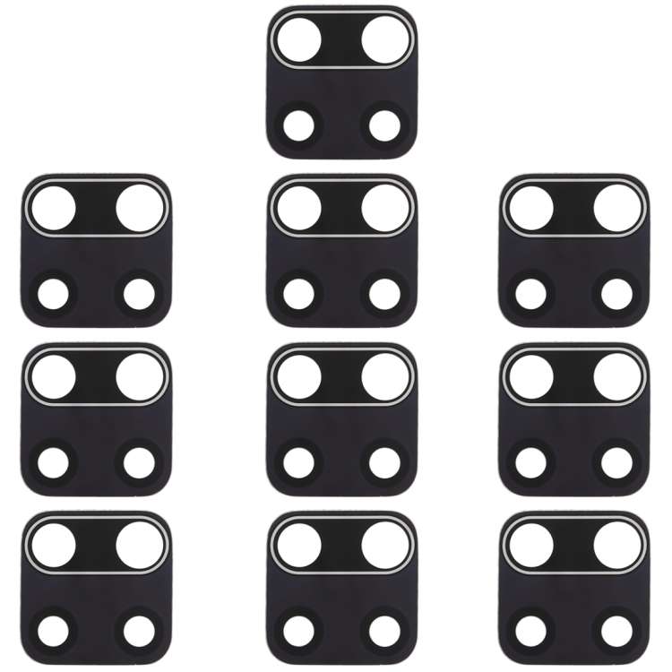 10 PCS Back Camera Lens for Xiaomi Redmi Note 9S / Redmi Note 9 Pro Max / Redmi Note 9 Pro (India...