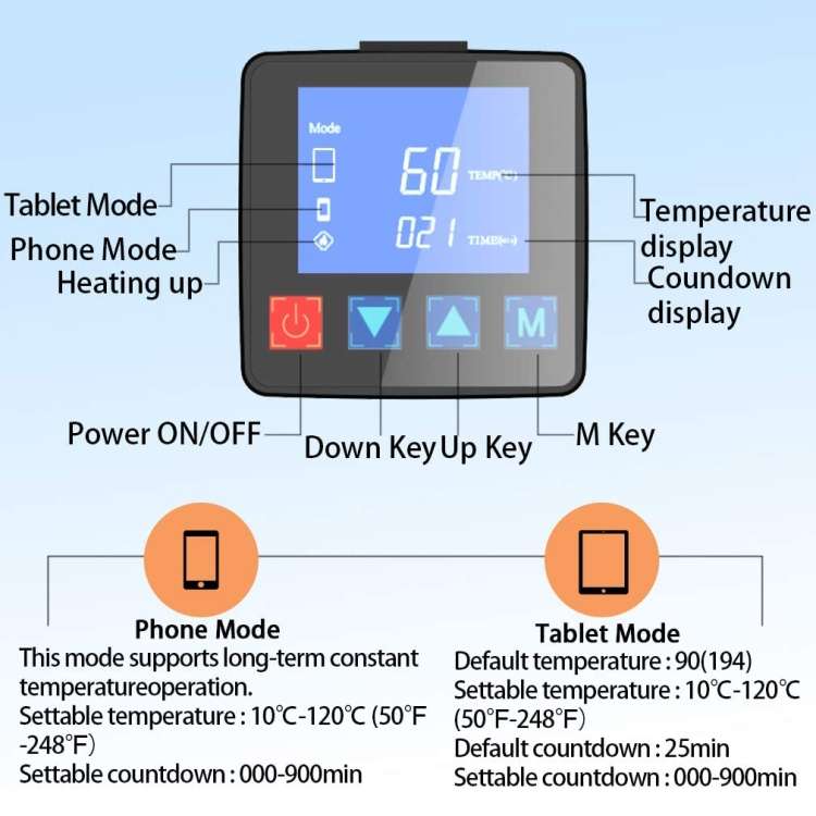 CPB CP320 LCD Screen Heating Pad Safe Repair Tool, US Plug