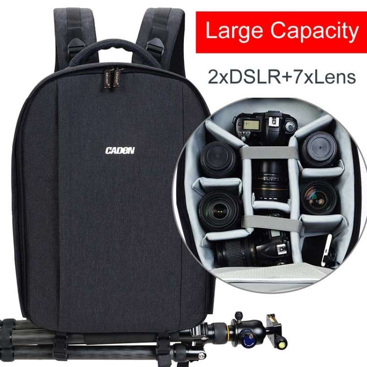 CADeN USB SLR Camera Bag Professional  Waterproof Portable Unisex Camera Bag