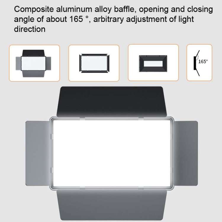 E900  55W  3000K-6500K Flat Panel Lights Live Broadcast Fill Light, Regular Models, Knob Model, K...