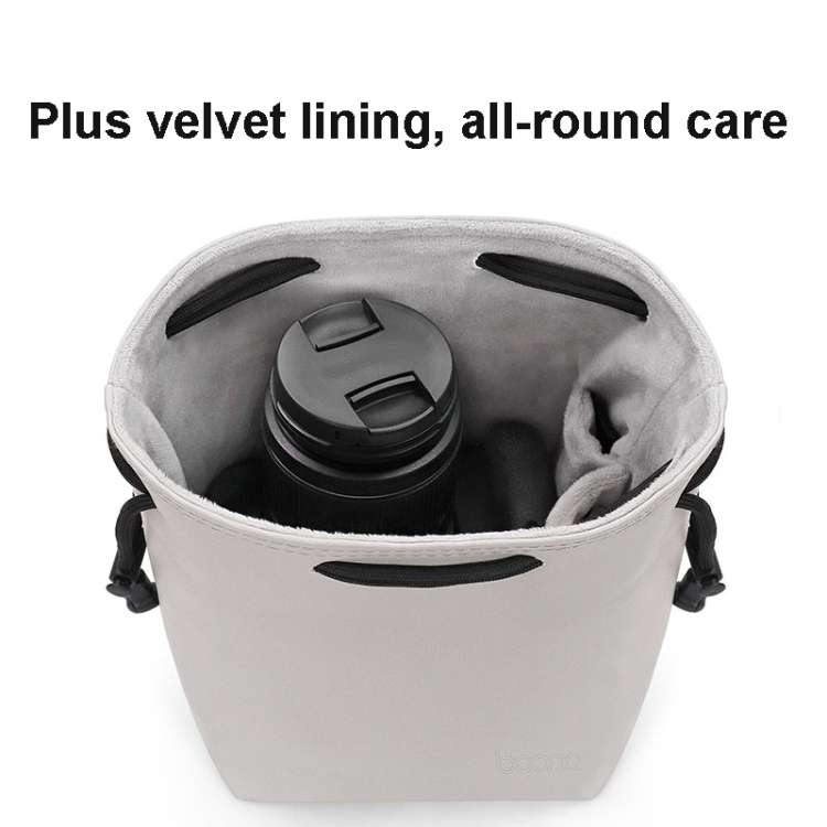 Baona Camera Bag Lens Drawstring Pouch, Small, Medium, Large