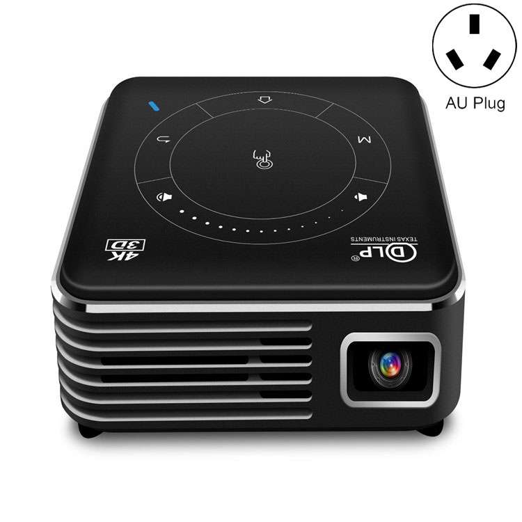P11 4K HD DLP Mini 3D Projector 4G + 32G Smart Micro Convenient Projector, UK Plug, AU Plug
