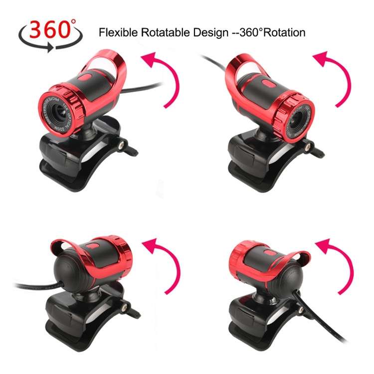 HXSJ A859 480P Computer Network Course Camera Video USB Camera Built-in Sound-absorbing Microphon...