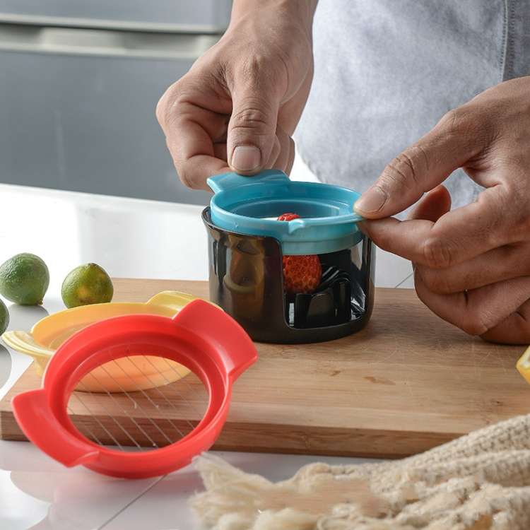 2 PCS 3 in 1 Egg Cutter Kitchen Tools