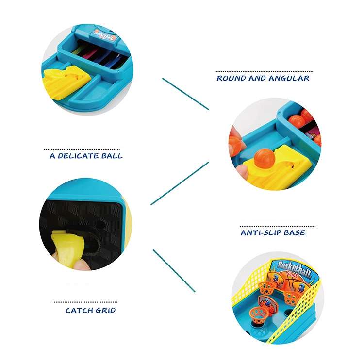 Mini Desktop Basketball Game Stand Finger Ejection Shooting Machine Children Parent-Child Interac...