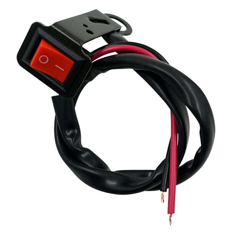 5 PCS Motorcycle Modification Accessories Ship Type Rocker With Lamp Switch Rearview Mirror Brack...