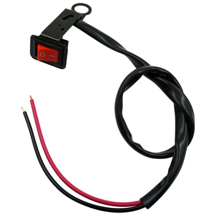 5 PCS Motorcycle Modification Accessories Ship Type Rocker With Lamp Switch Rearview Mirror Brack...