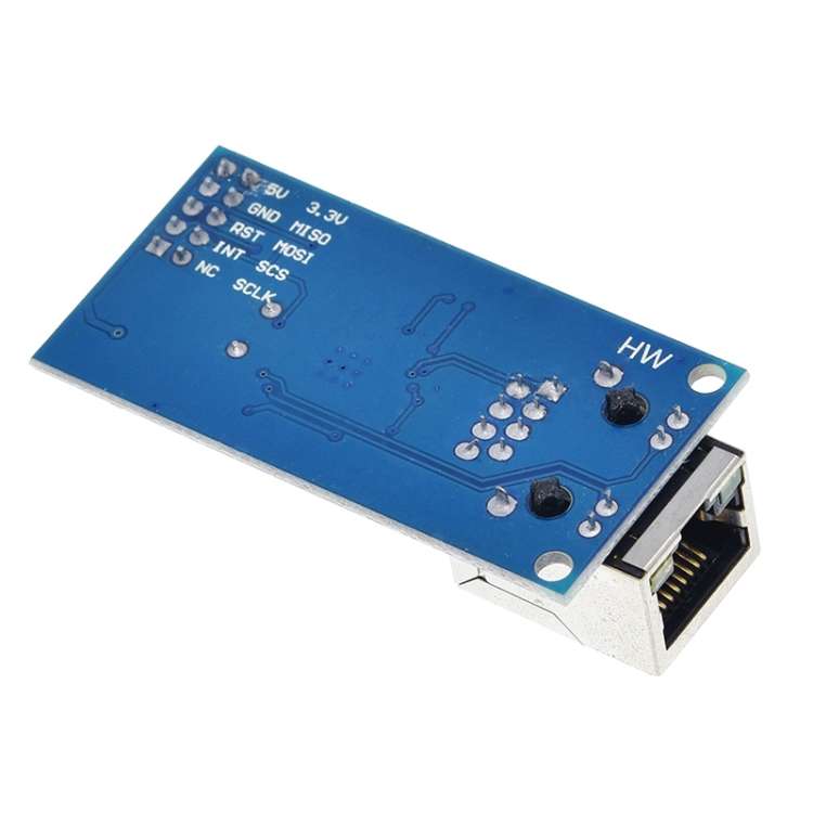 HW-243 W5500 Ethernet Network Module Hardware TCP / IP 51 / STM32 Single-Chip Program