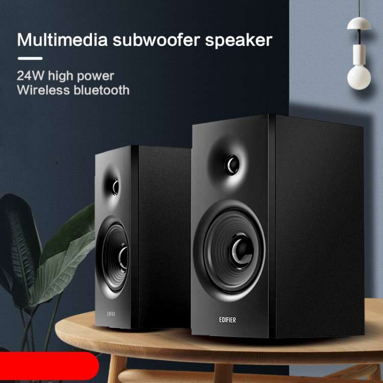 Edifier R1080BT Bluetooth Desktop Speaker, US Plug, R1080BT White, R1080BT Black