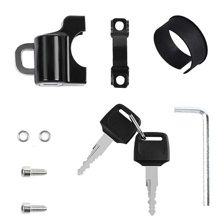 Electric Car Helmet Lock Anti-Theft Fixed Multi-Function Lock Bicycle Handle Fixed Helmet Anti-Th...