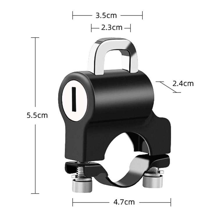 Electric Car Helmet Lock Anti-Theft Fixed Multi-Function Lock Bicycle Handle Fixed Helmet Anti-Th...