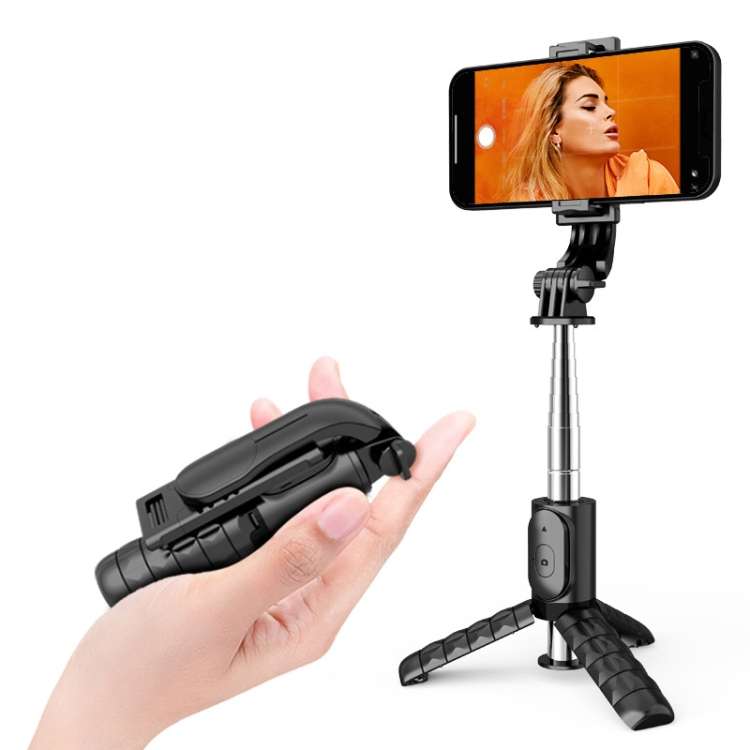 Mini Selfie Stick Integrated Multifunctional Bluetooth Selfie, Specification:, Q10S 70cm With Fil...
