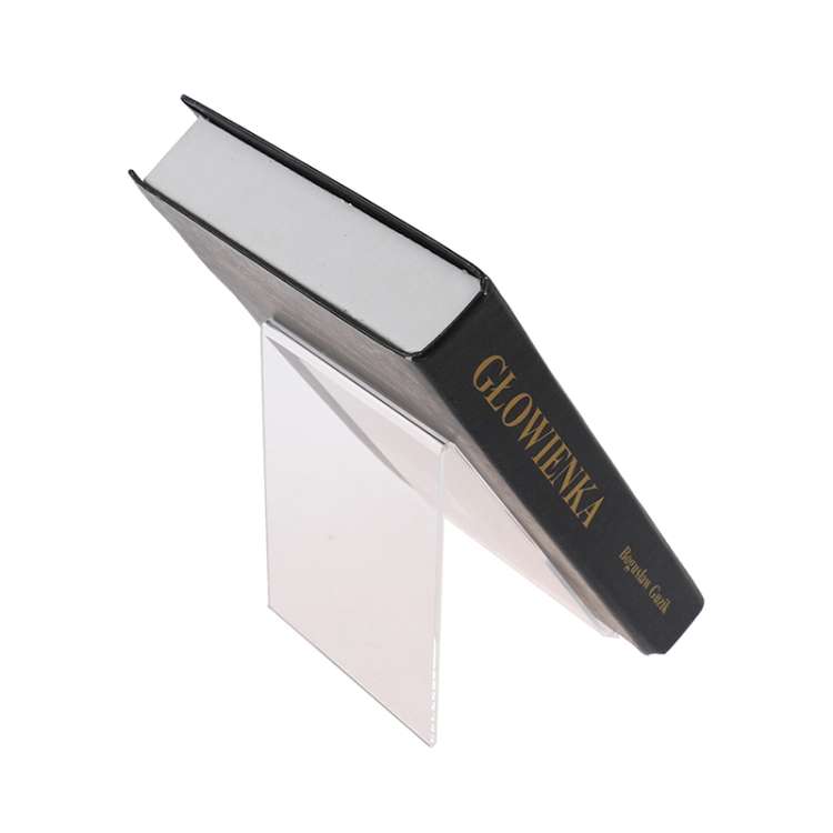 2 PCS Acrylic Display Stand Transparent Book Shelf Photo Frame Holder