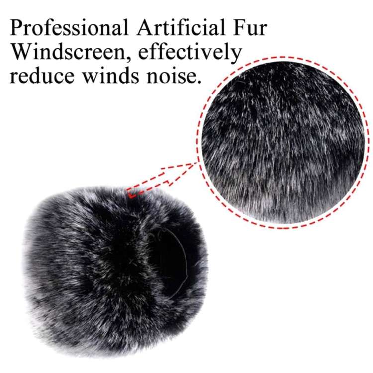 Plush Microphone Cover Windscreen Sleeve Compatible For Blue Yeti Condenser Microphone