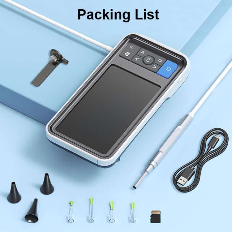 TESLONG MS450 4.5 inch HD Smart Screen Otoscope with 32GB Memory Card