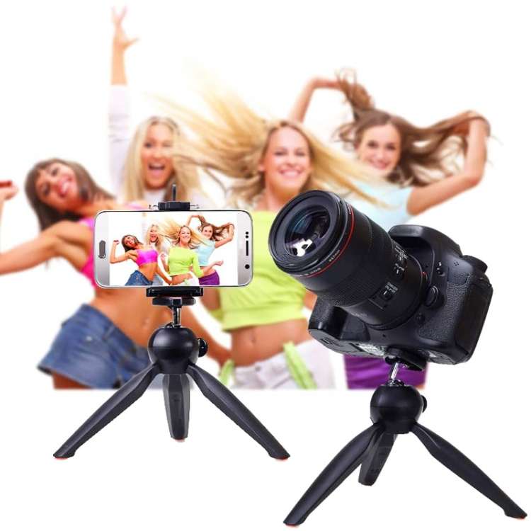 YUNTENG 228 Mini Tripod Camera Desktop Live Bracket Mobile Phone Selfie Frame, YUNTENG 228