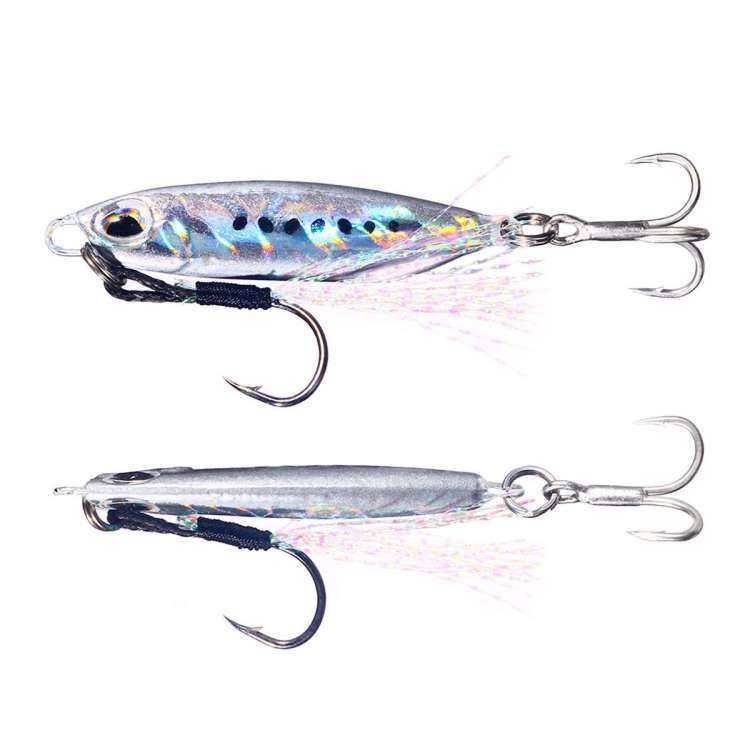 2 PCS HENGJIA Shore Casting Lead Fish Long-distance Casting Sinker Double Hook Lure, 16g, 32g