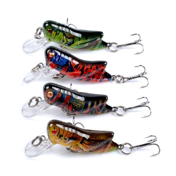 LB119 Insect Grasshopper Bionic Bait Painted Plastic Hard Bait, LB119 4, LB119 1, LB119 2