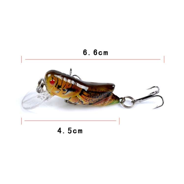LB119 Insect Grasshopper Bionic Bait Painted Plastic Hard Bait, LB119 4, LB119 1, LB119 2