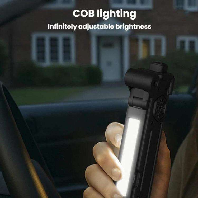 SB-2026 Car Window Breaking Safety Hammer Multi-Functional Emergency Light &amp; Seatbelt Cutter ...