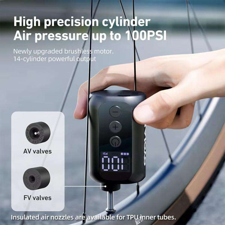 Bicycle Mini Electric Air Pump Basketball Soccer Ball Automatic Inflator, A5S