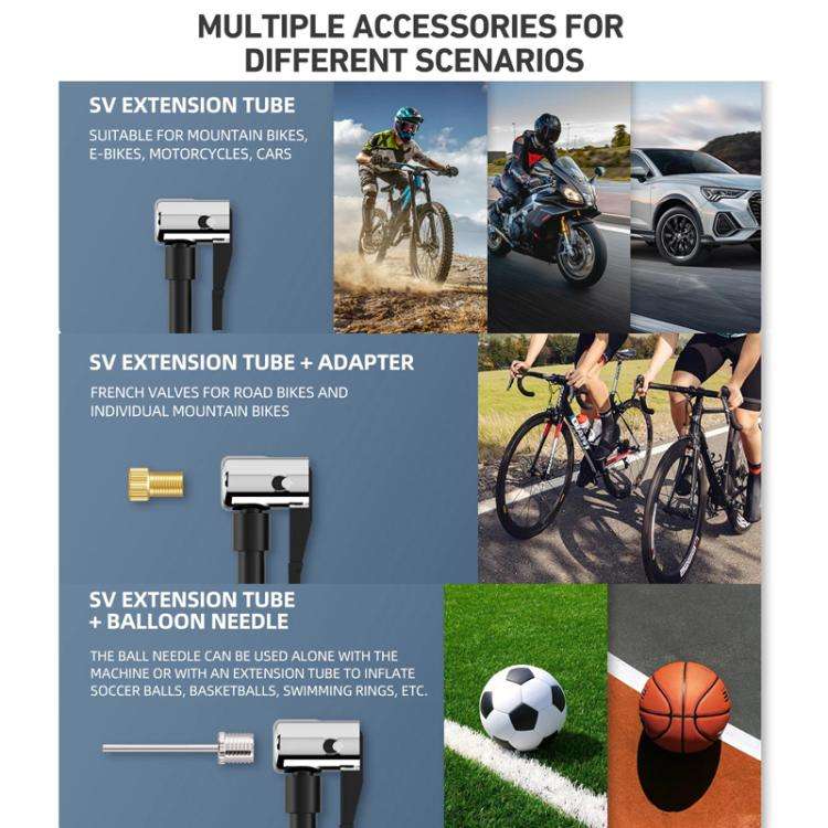 Mini Electric Air Pump Bicycle Portable Digital Display Air Pump, Z5L