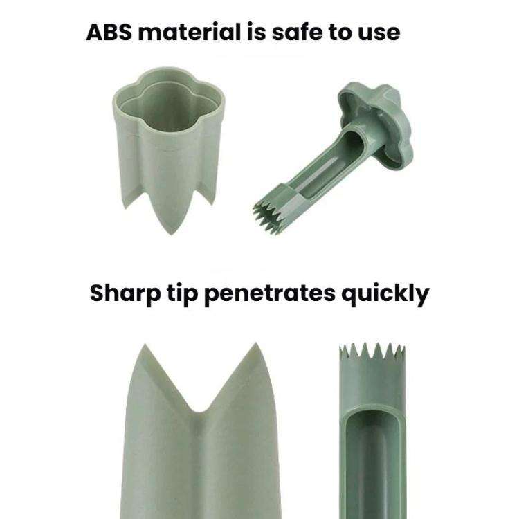 LsCook 3pcs /Box ABS Plastic Corer Pitting Tool Chili Seeder