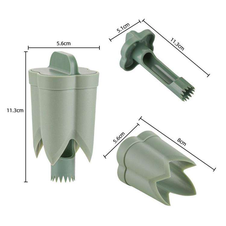 LsCook 3pcs /Box ABS Plastic Corer Pitting Tool Chili Seeder