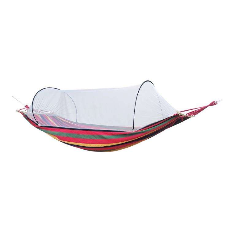 220 x 150cm Anti-rollover Mosquito Net Hammock Thickened Canvas Double Outdoor Swing Chair