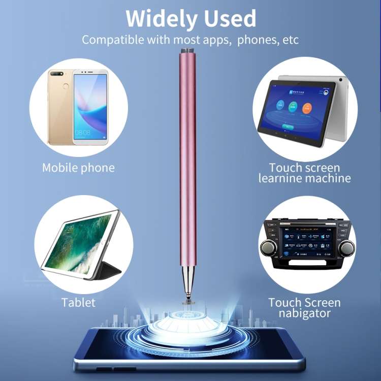 JD01 Universal Magnetic Pen Cap + Disc + Spare Pen Head Stylus Pen for Smart Tablets and Mobile P...