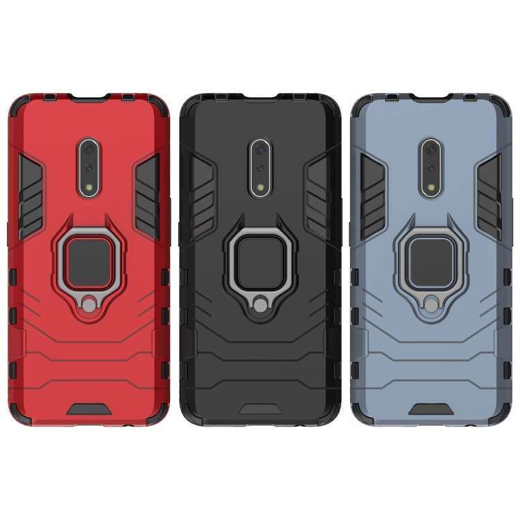 PC + TPU Shockproof Protective Case for OPPO K3 /Realme X, with Magnetic Ring Holder, For OPPO K3