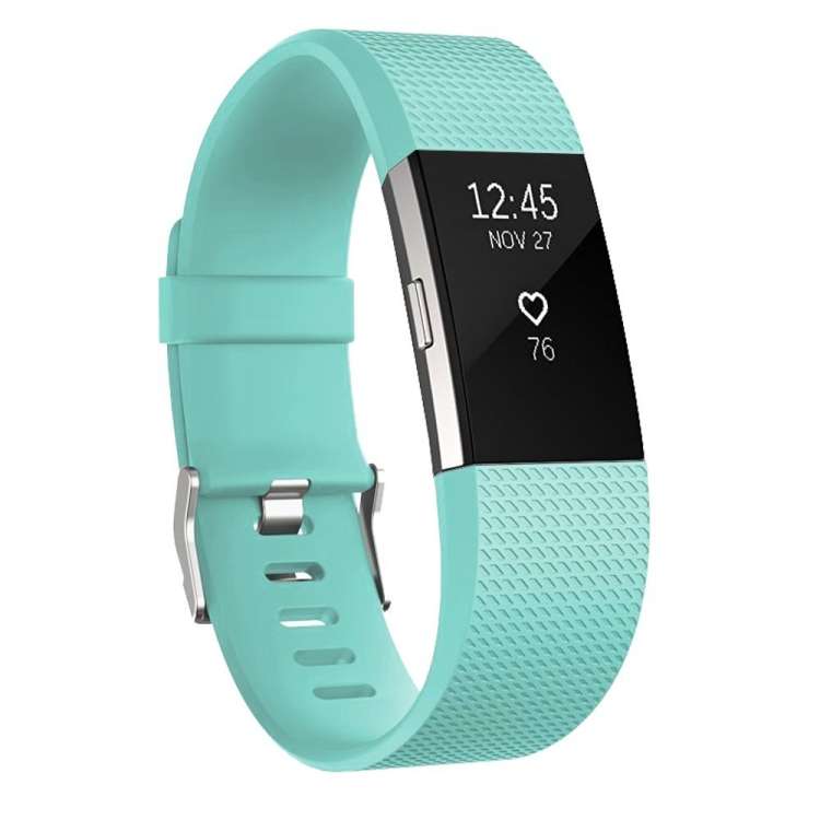 Square Pattern Adjustable Sport Watch Band for FITBIT Charge 2, Size: S, 10.5x8.5cm, S, Blue, S, ...