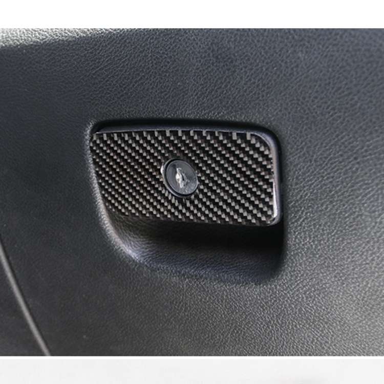 Car Front Passenger Seat Storage Box Carbon Fiber Decorative Sticker for Jeep Grand Cherokee 2011...